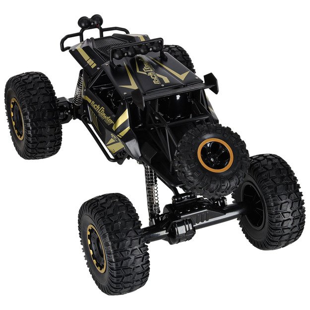RC automobilis Rock Crawler 2.4GHz 1:8 51cm juodas