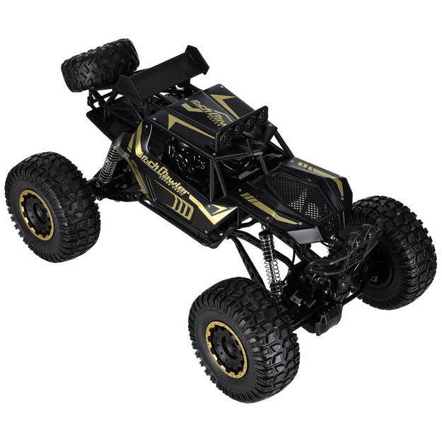 RC automobilis Rock Crawler 2.4GHz 1:8 51cm juodas