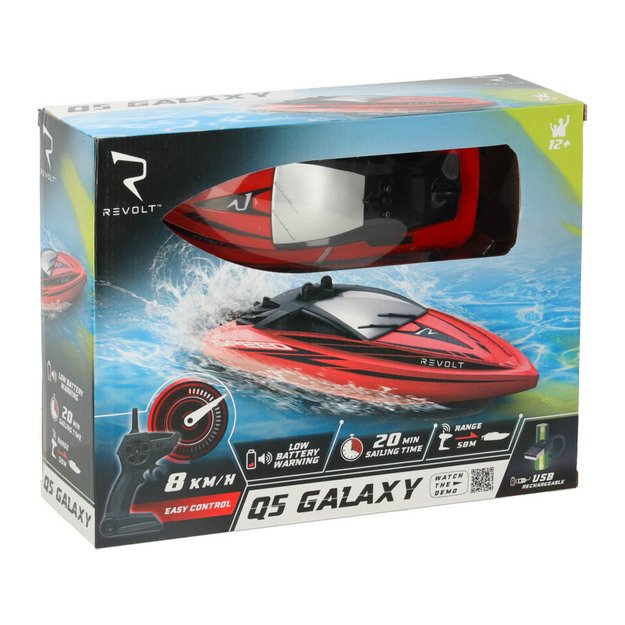 RC nuotolinio valdymo valtis  Revolt Q5 Galaxy red