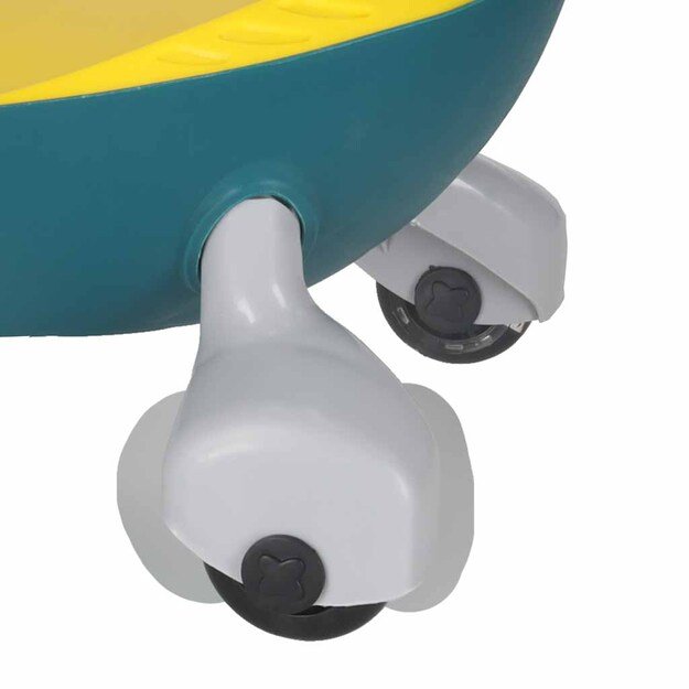 Gravitacijos kalneliai &scaron;viečiantys LED ratai žalia geltona