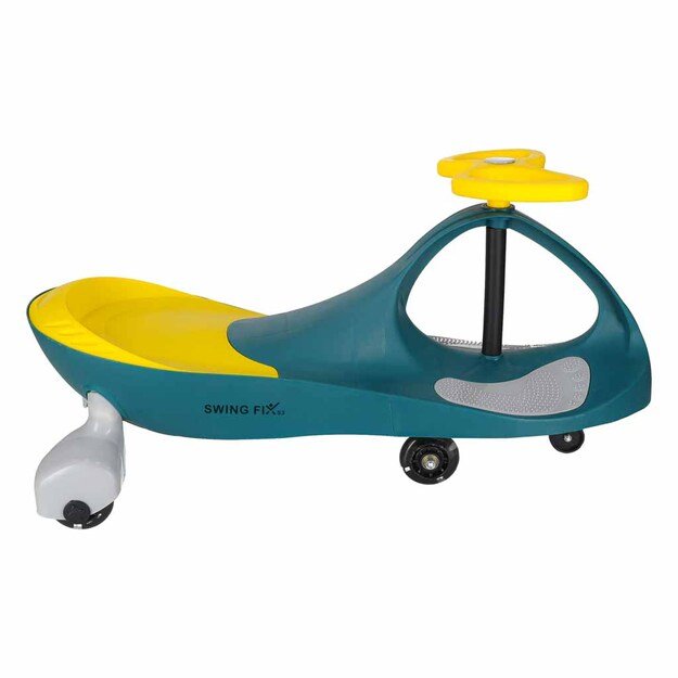 Gravitacijos kalneliai &scaron;viečiantys LED ratai žalia geltona