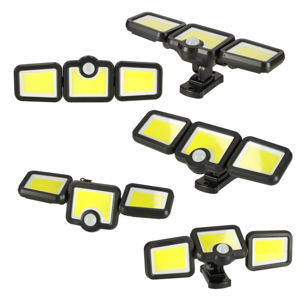 LED saulės lempa 3in1 su sutemų judesio jutikliu 4