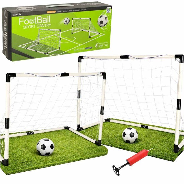 Vaikiški treniruočių futbolo vartai 2vnt 95 x 48 x 70 cm