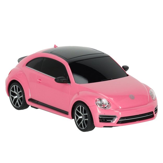 Rastar 76200 Volkswagen Beetle nuotolinio valdymo automobilis 1:24 rožinės spalvos 1
