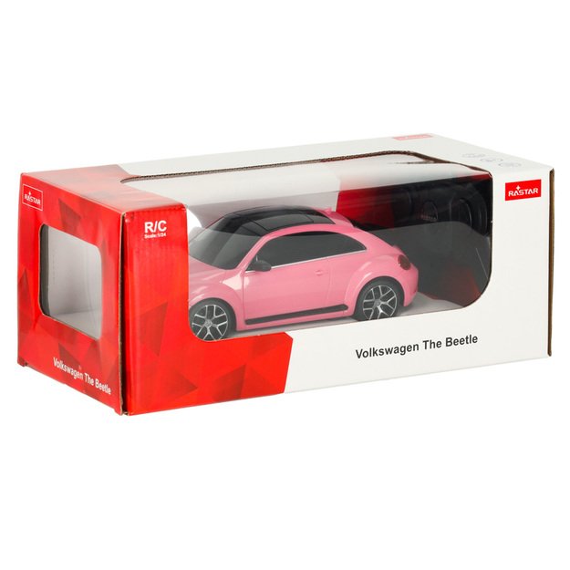 Rastar 76200 Volkswagen Beetle nuotolinio valdymo automobilis 1:24 rožinės spalvos 7