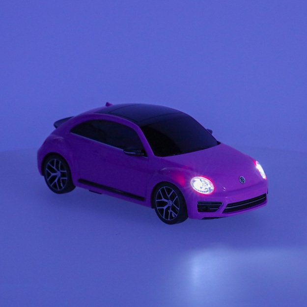 Rastar 78000 Volkswagen Beetle 1:14 nuotolinio valdymo automobilis rožinės spalvos 6