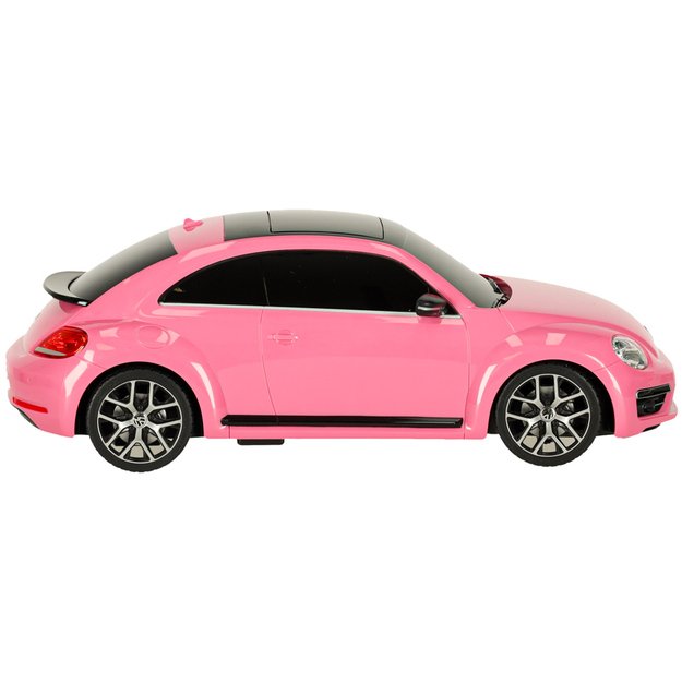 Rastar 78000 Volkswagen Beetle 1:14 nuotolinio valdymo automobilis rožinės spalvos 2