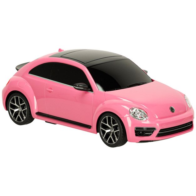Rastar 78000 Volkswagen Beetle 1:14 nuotolinio valdymo automobilis rožinės spalvos 1