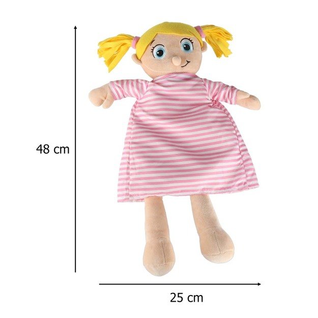 Anatomijos besimokanti mergaitė lėlė talismanas