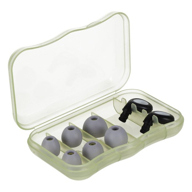 Ausų ki&scaron;tukai silikoniniai kam&scaron;čiai triuk&scaron;mo mažinimui 3 dydžių rinkinys