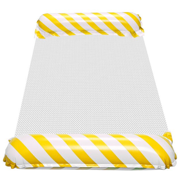 Pripučiamas paplūdimio čiužinys hamakas vandens gulto kėdė baseinas geltonas