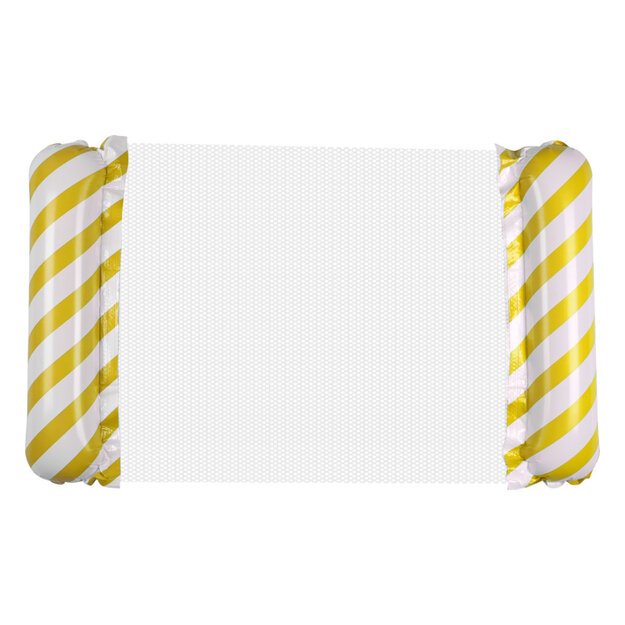 Pripučiamas paplūdimio čiužinys hamakas vandens gulto kėdė baseinas geltonas