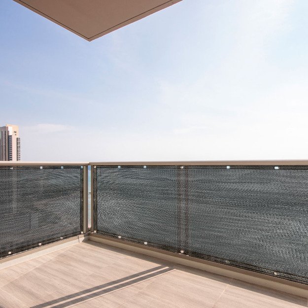 Balkono danga LUARO maskuojamasis kilimėlis &scaron;e&scaron;ėlių tinklas balkonui terasai 150g/m2 105x500cm UV