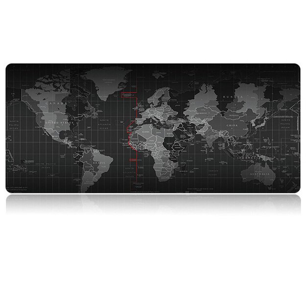 Pasaulio žemėlapis ant rašomojo stalo 40x90 cm