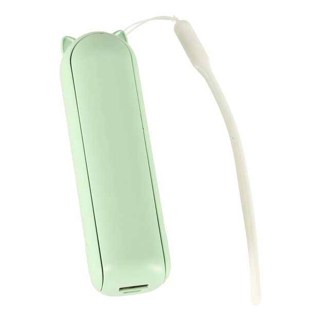 Stalinis ventiliatorius mini rankinis sulankstomas ventiliatorius ne&scaron;iojamas USB žalias