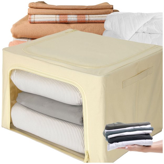 Patalynės organizavimo krep&scaron;ys su laikymo lentyna 100L