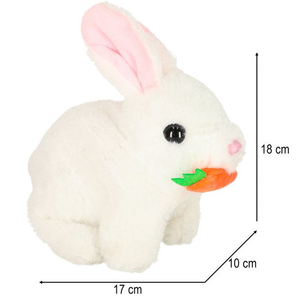 Morkų triu&scaron;is triu&scaron;is pliu&scaron;inis vaik&scaron;to juda ausimis