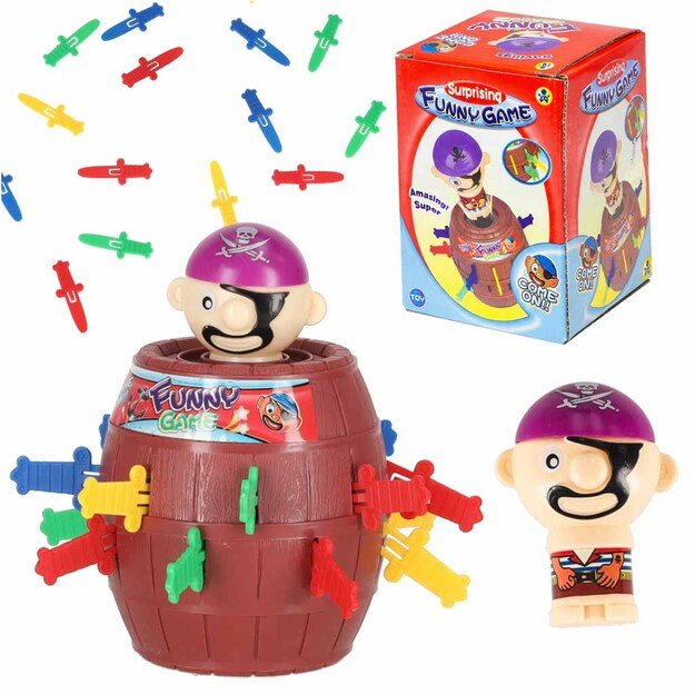 Arkadinis žaidimas - Pašėlęs piratas statinėje Dūris piratui 