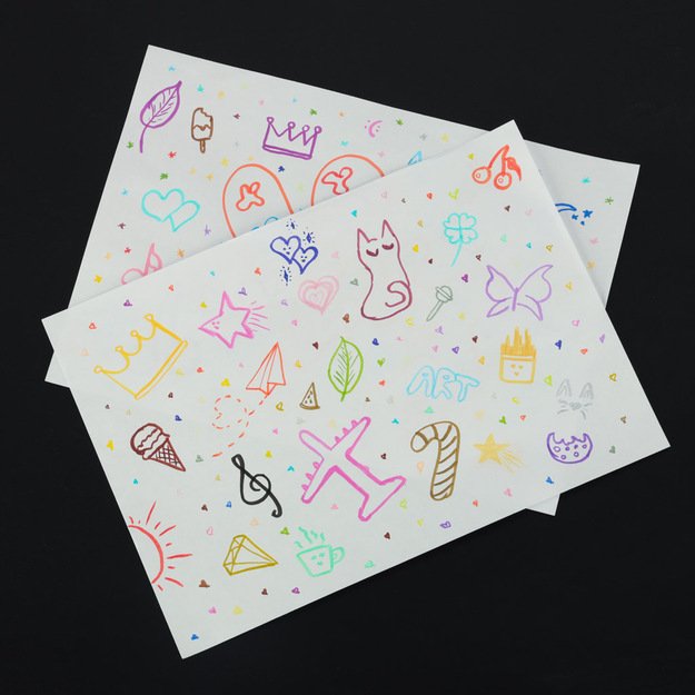 Akriliniai audinių žymekliai akmeniniai žymekliai  pasidaryk pats  vandeniui atsparūs žymekliai 48 vnt.