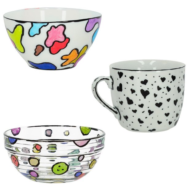 Akriliniai audinių žymekliai akmeniniai žymekliai  pasidaryk pats  vandeniui atsparūs žymekliai 48 vnt.