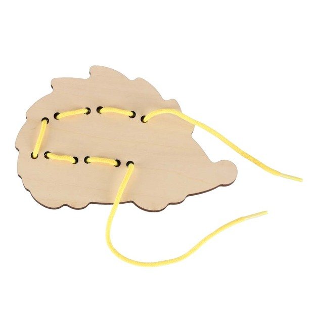 Mokomasis rinkinys, skirtas mokytis siūti sagas ežiukas ežiukas