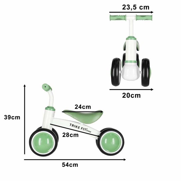 Trike Fix Tiny V2 krosinis dviratis žalias