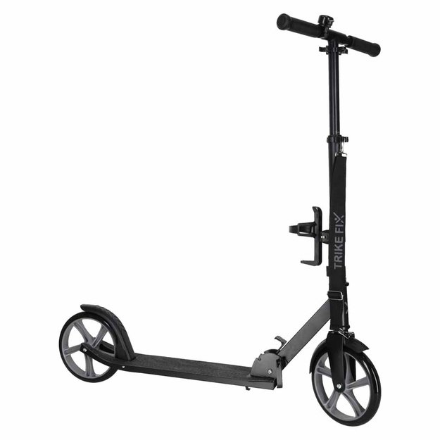 Trike Fix miesto motoroleris sulankstomas 200 mm ratais juodas/pilkas