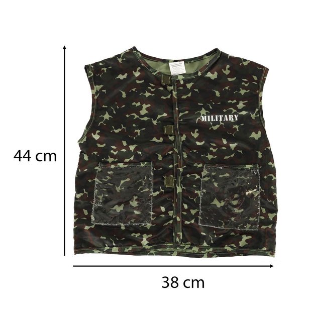 Karnavalinis kostiumas kareivis su šalmu 3-8 metų amžiaus