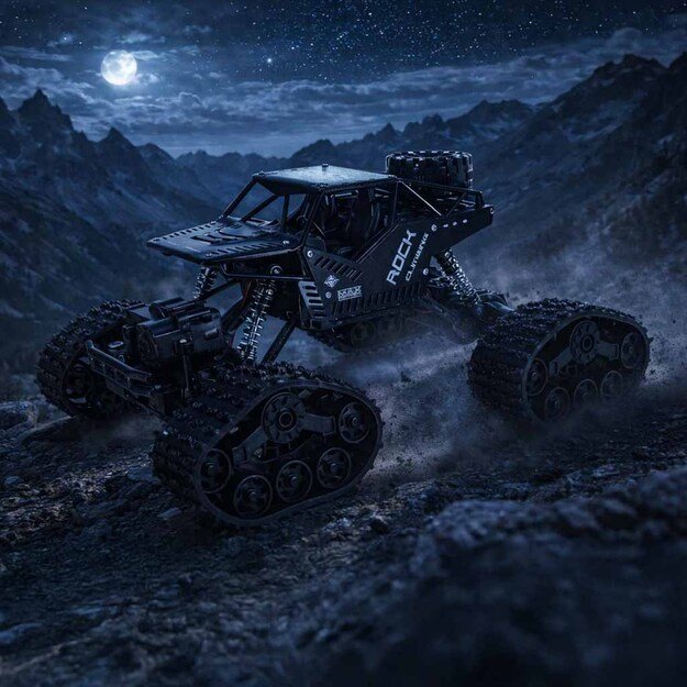 RC Rock Crawler 4x4 LHC012 automobilis 2in1 juodas