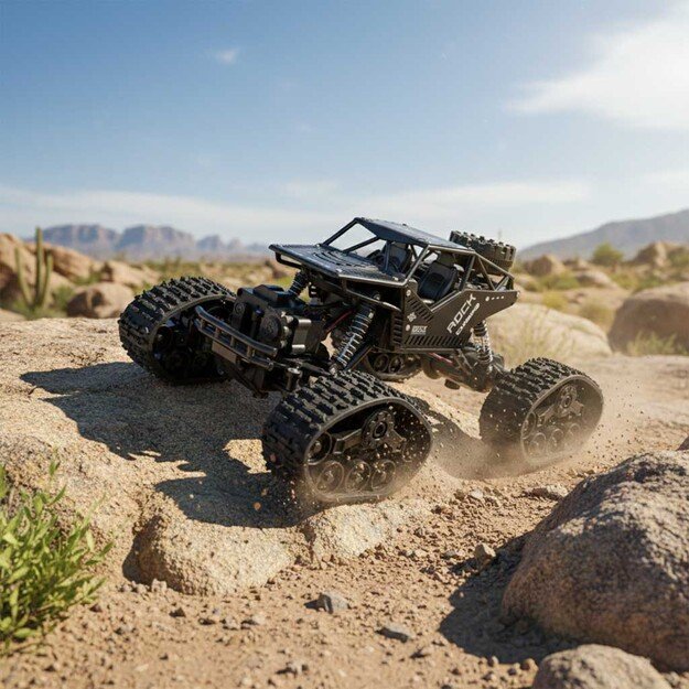 RC Rock Crawler 4x4 LHC012 automobilis 2in1 juodas