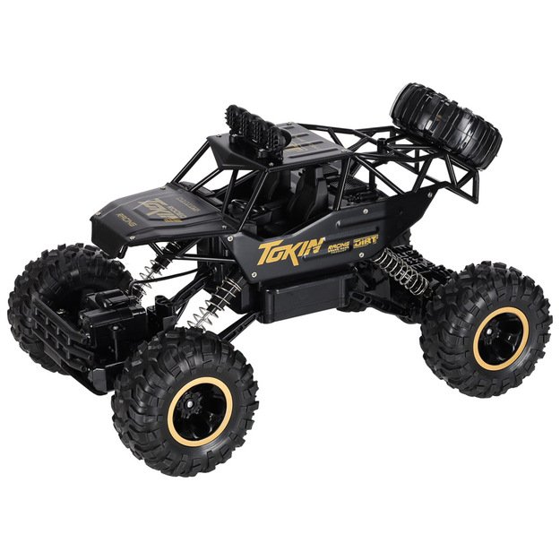 RC automobilis Rock Crawler 1:12 4WD METAL juodas