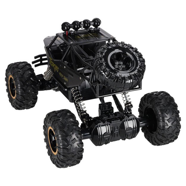 RC automobilis Rock Crawler 1:12 4WD METAL juodas