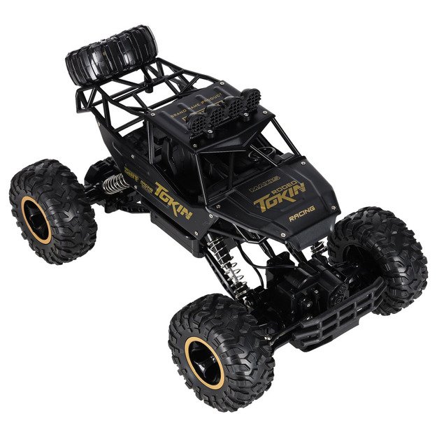 RC automobilis Rock Crawler 1:12 4WD METAL juodas