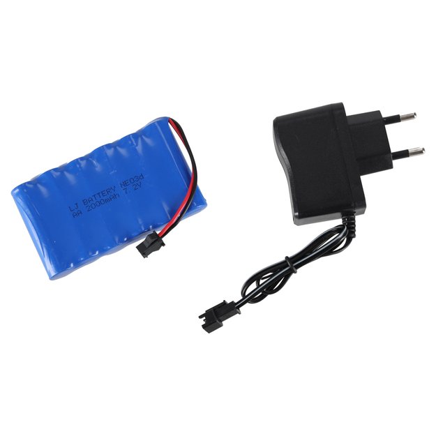 RC automobilis Rock Crawler 1:12 4WD METAL juodas