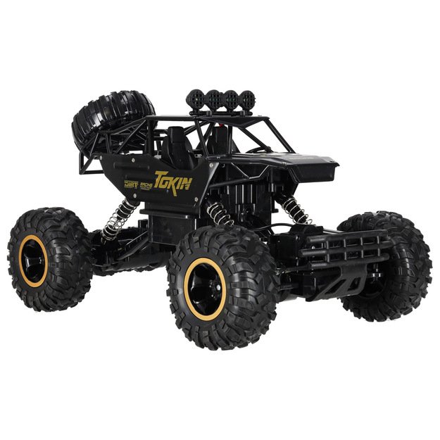 RC automobilis Rock Crawler 1:12 4WD METAL juodas