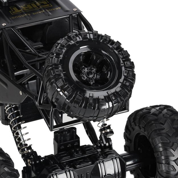 RC automobilis Rock Crawler 1:12 4WD METAL juodas