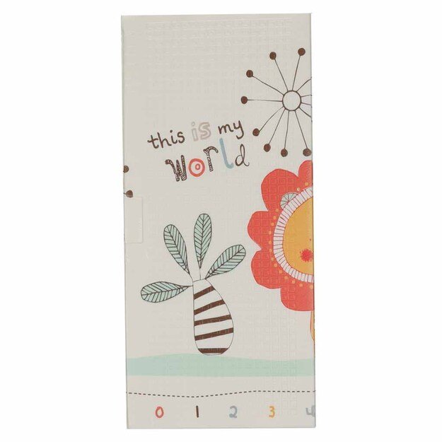 Edukacinis dvipusis sulankstomas putplasčio kilimėlis 180x200cm gyvūnų modelis