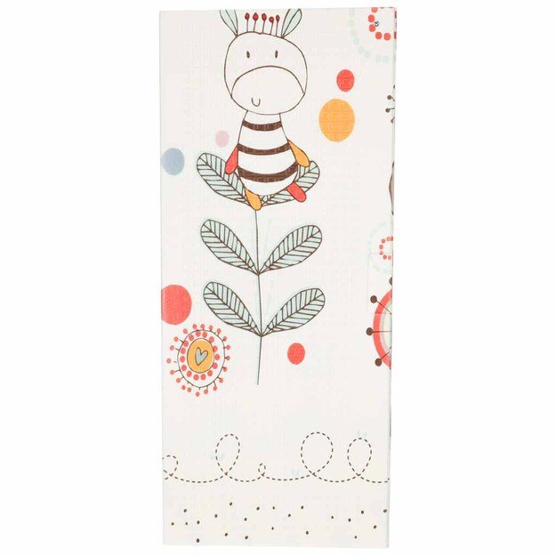 Edukacinis dvipusis sulankstomas putplasčio kilimėlis 180x200cm gyvūnų modelis