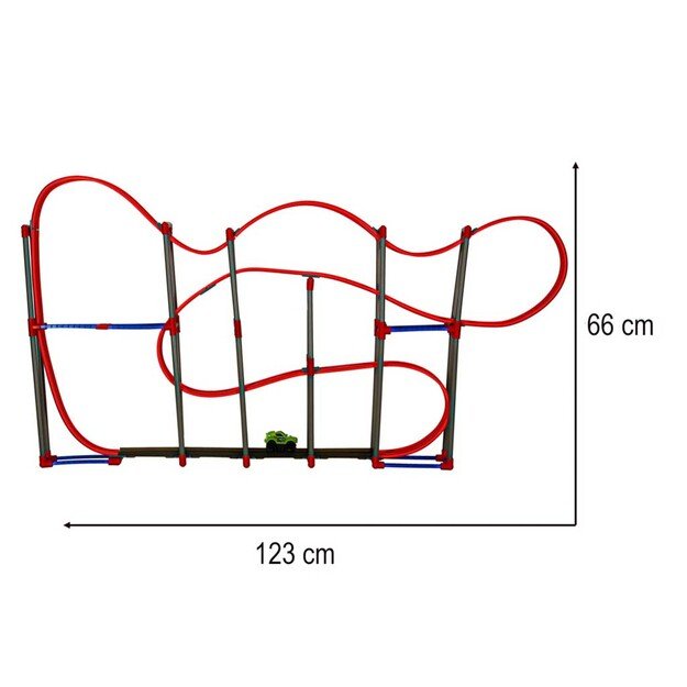 Antigravitacinių automobilių lenktynių trasa 120 el.