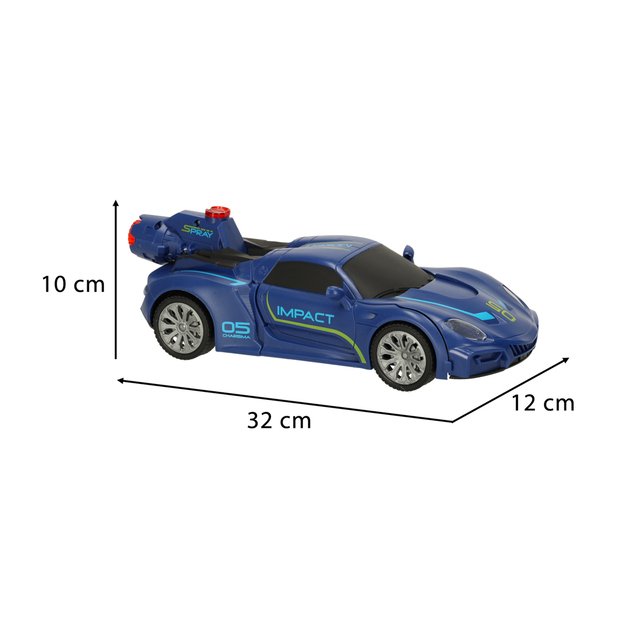 Transformer Revolt TRANSFORMING ROBOT RACER nuotolinio valdymo automobilis mėlynas 8