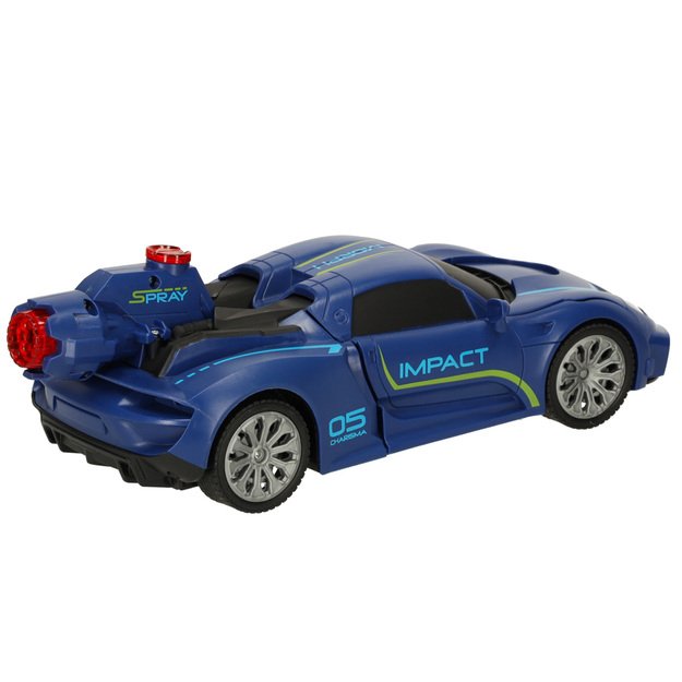 Transformer Revolt TRANSFORMING ROBOT RACER nuotolinio valdymo automobilis mėlynas 3