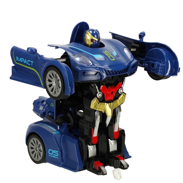 Transformer Revolt TRANSFORMING ROBOT RACER nuotolinio valdymo automobilis mėlynas 4