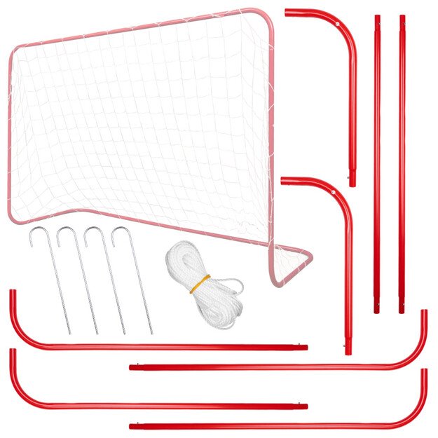 Vaikų treniruočių futbolo vartai 183 x 122 x 61 cm 4