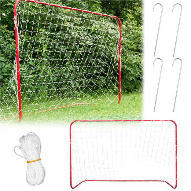 Vaikų treniruočių futbolo vartai 183 x 122 x 61 cm 7