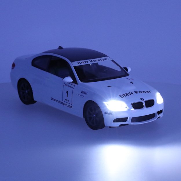 Rastar 48000 BMW M3 1:14 nuotolinio valdymo automobilis baltas 6