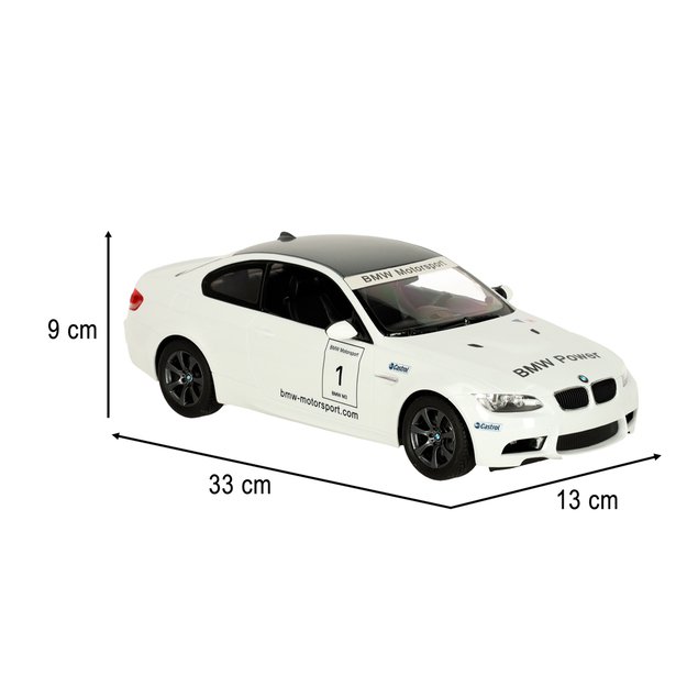 Rastar 48000 BMW M3 1:14 nuotolinio valdymo automobilis baltas 7