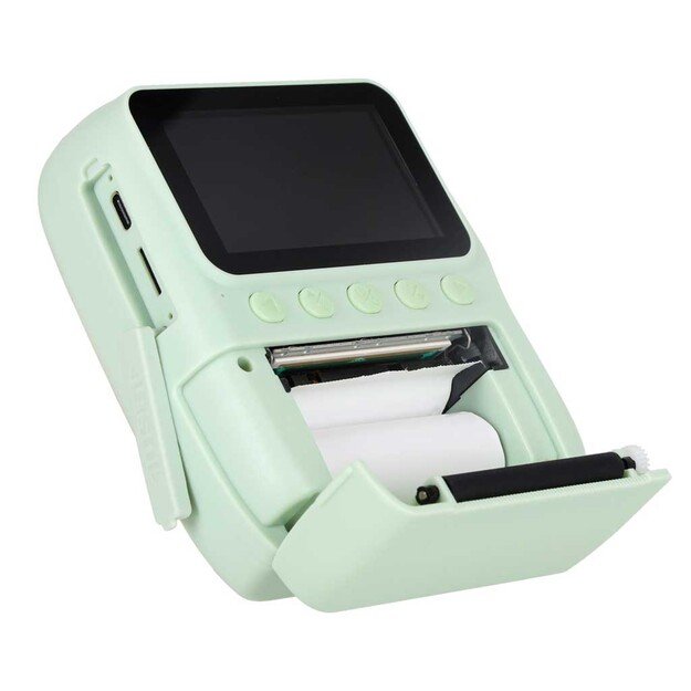 Skaitmeninis momentinis fotoaparatas 16x 128GB kasetės, žalios spalvos žymekliai