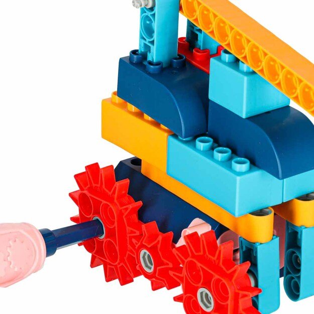 Statybinės kaladėlės, judančios su varikliu 116 vnt.