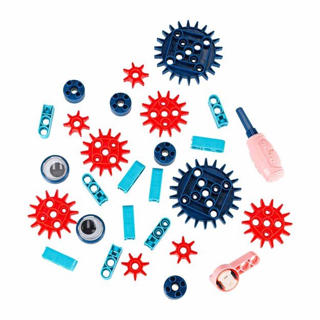 Statybinės kaladėlės, judančios su varikliu 116 vnt.