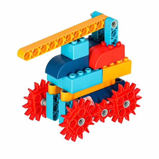 Statybinės kaladėlės, judančios su varikliu 116 vnt.